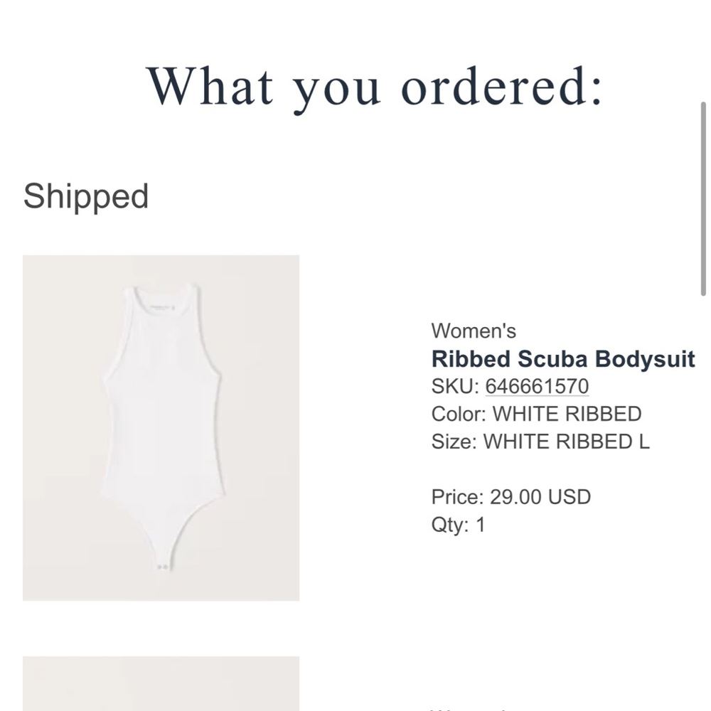Soft AF Ribbed Scuba Bodysuit
